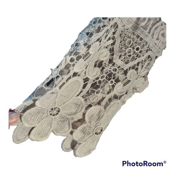 Kings Road Silver Scallop Lace Dress NWT Sz 2X - Picture 6 of 6